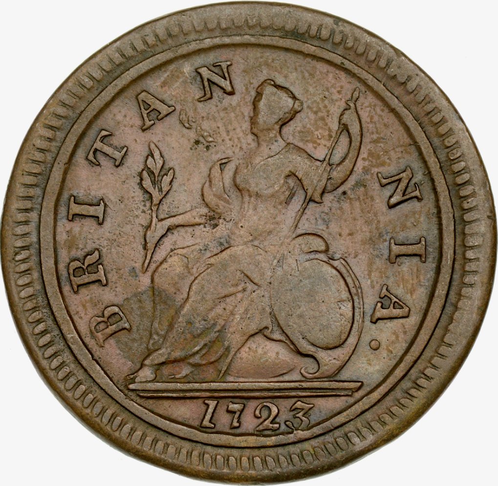 1723 Halfpenny S3660 BMC 803 AVF
