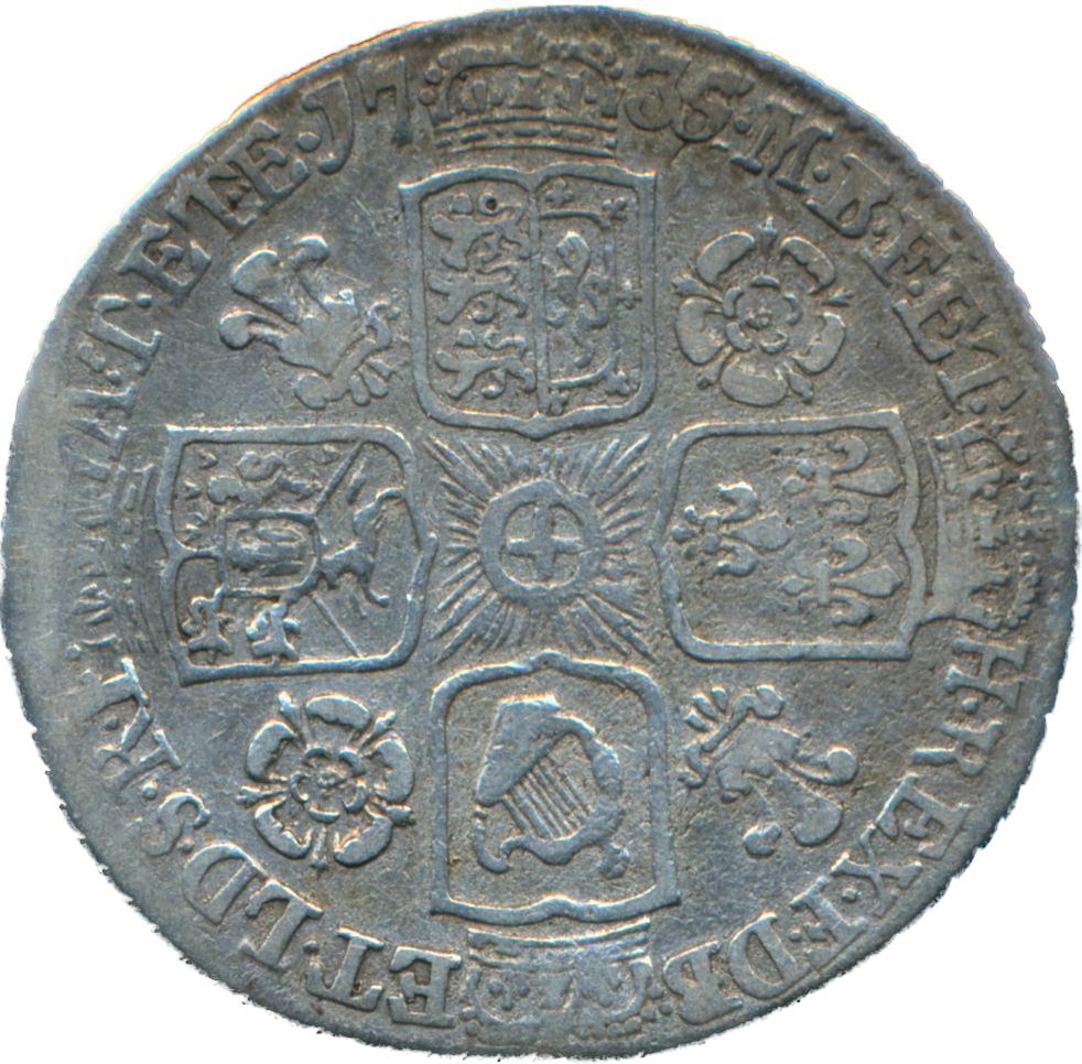 1735/4 Sixpence S3707 ESC 1746  Very rare (R3) NF/F