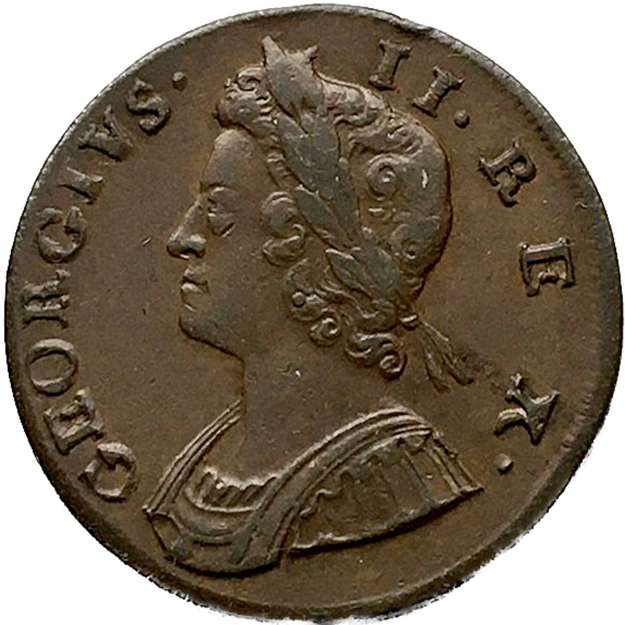 1735 Halfpenny S3717 BMC 849 NEF