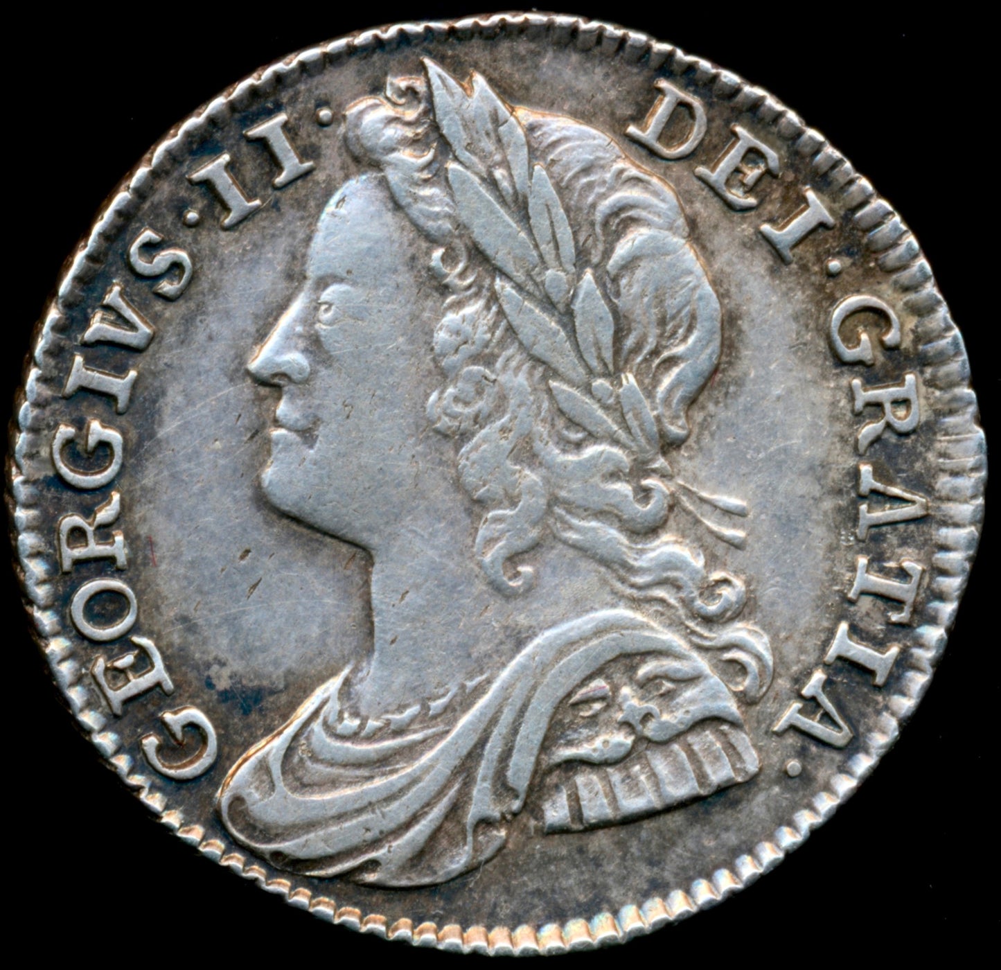 1741 Sixpence Young head Roses in angles S3708 ESC 1751 NEF/EF