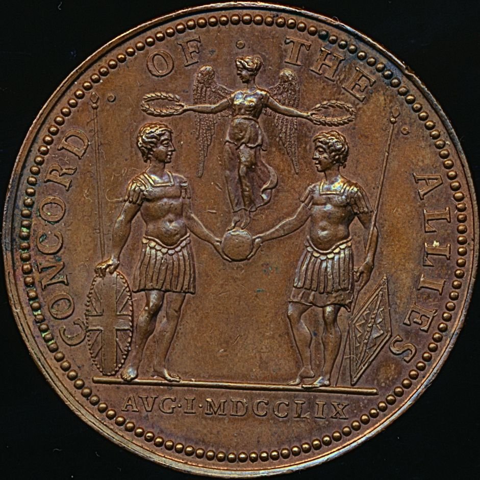 1759 Battle of Minden 40mm bronze medal by Pingo MI 700/431 E669
