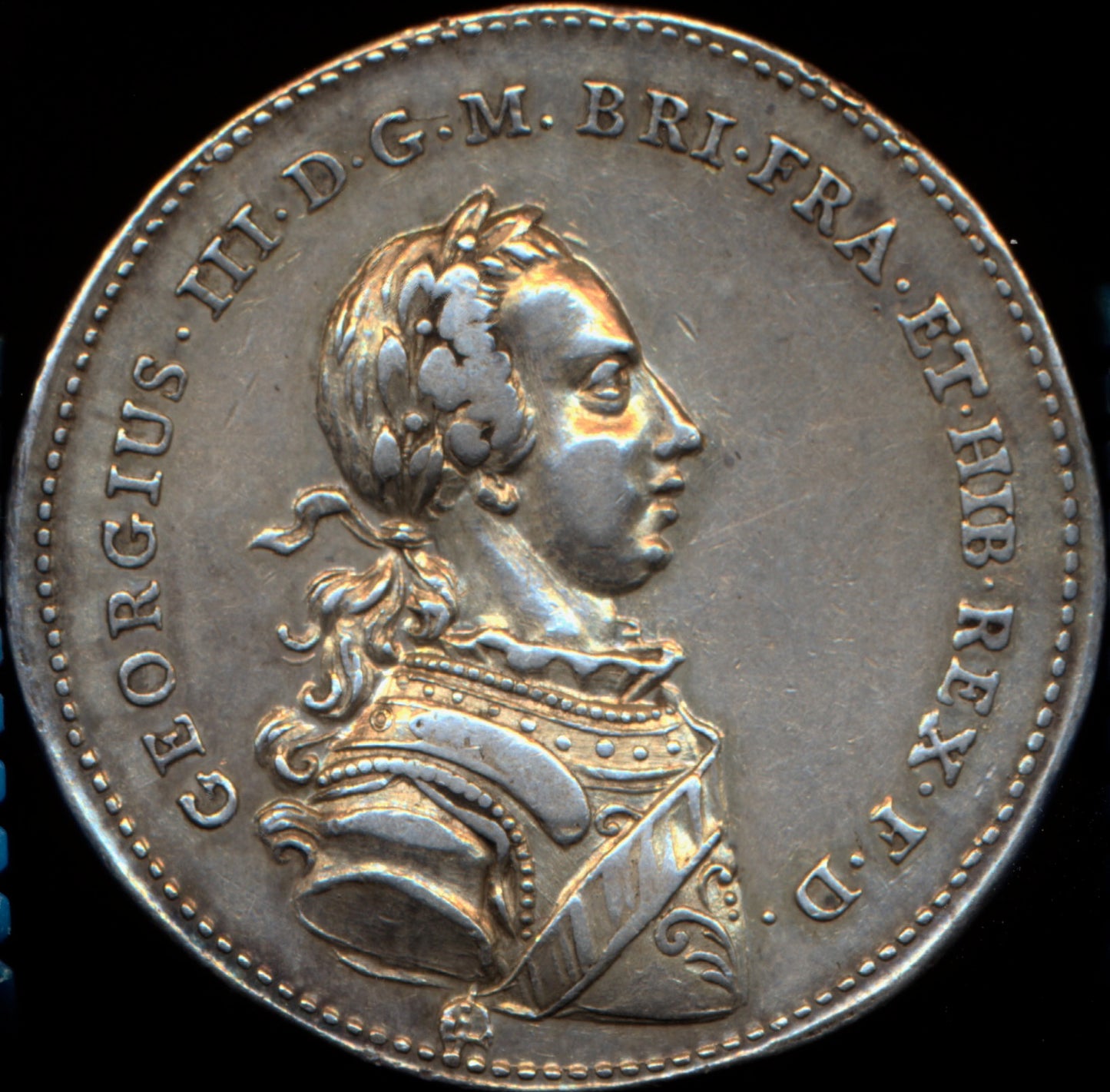 1761 Coronation silver medal E694 BHM 23 VF