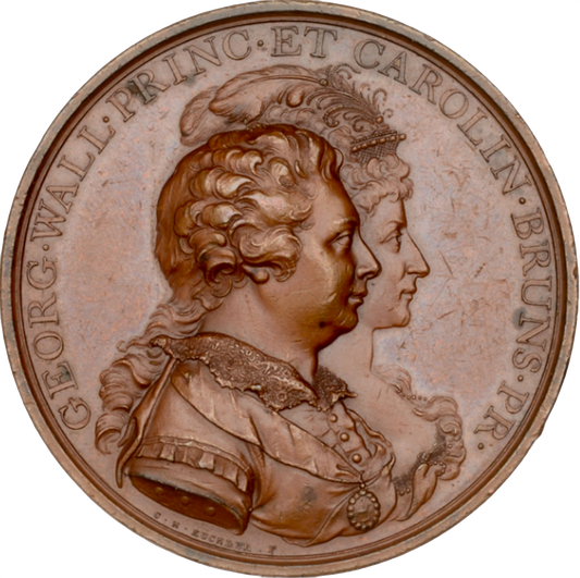 1795 Marriage of Prince of Wales and Caroline E865 BHM 392 NEF