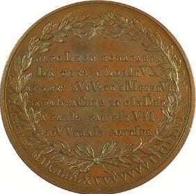1804 FRANCE Coronation of Napoleon 45mm bronze medal EF
