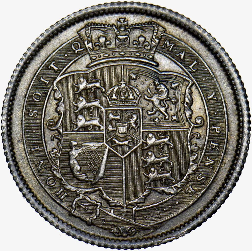 1820 Shilling S3790 ESC 2157 UNC