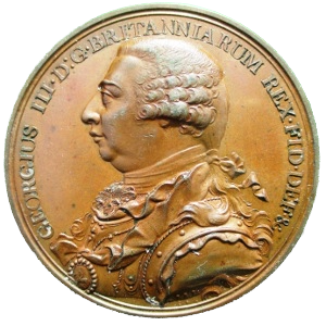 1820 Death of George III Bronze E1121 BHM 991 EF