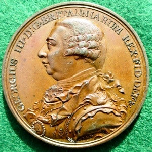 1820 Death of George III Bronze E1121 BHM 991