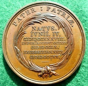 1820 Death of George III Bronze E1121 BHM 991