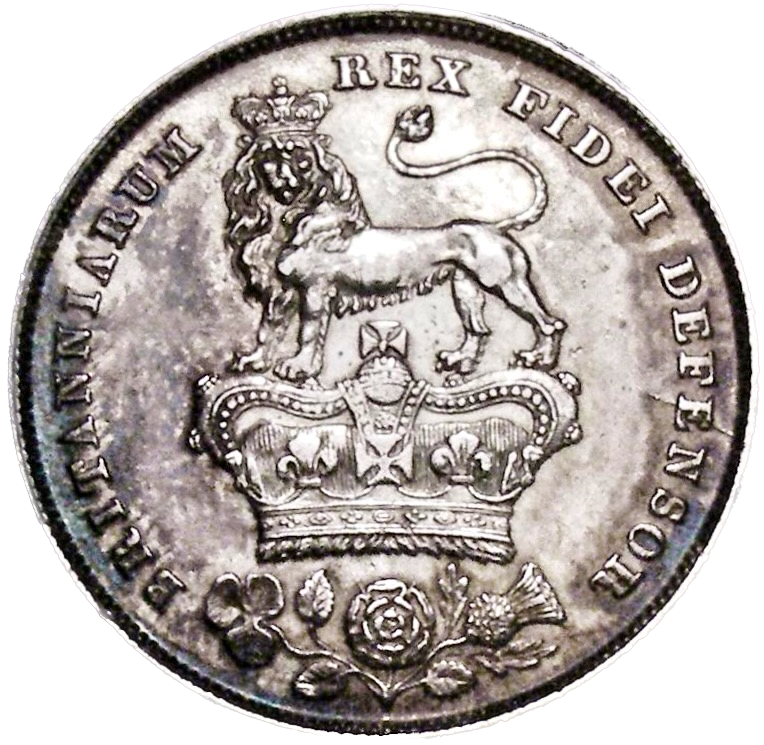 1825 Shilling Bare head S3812 ESC 2405 EF