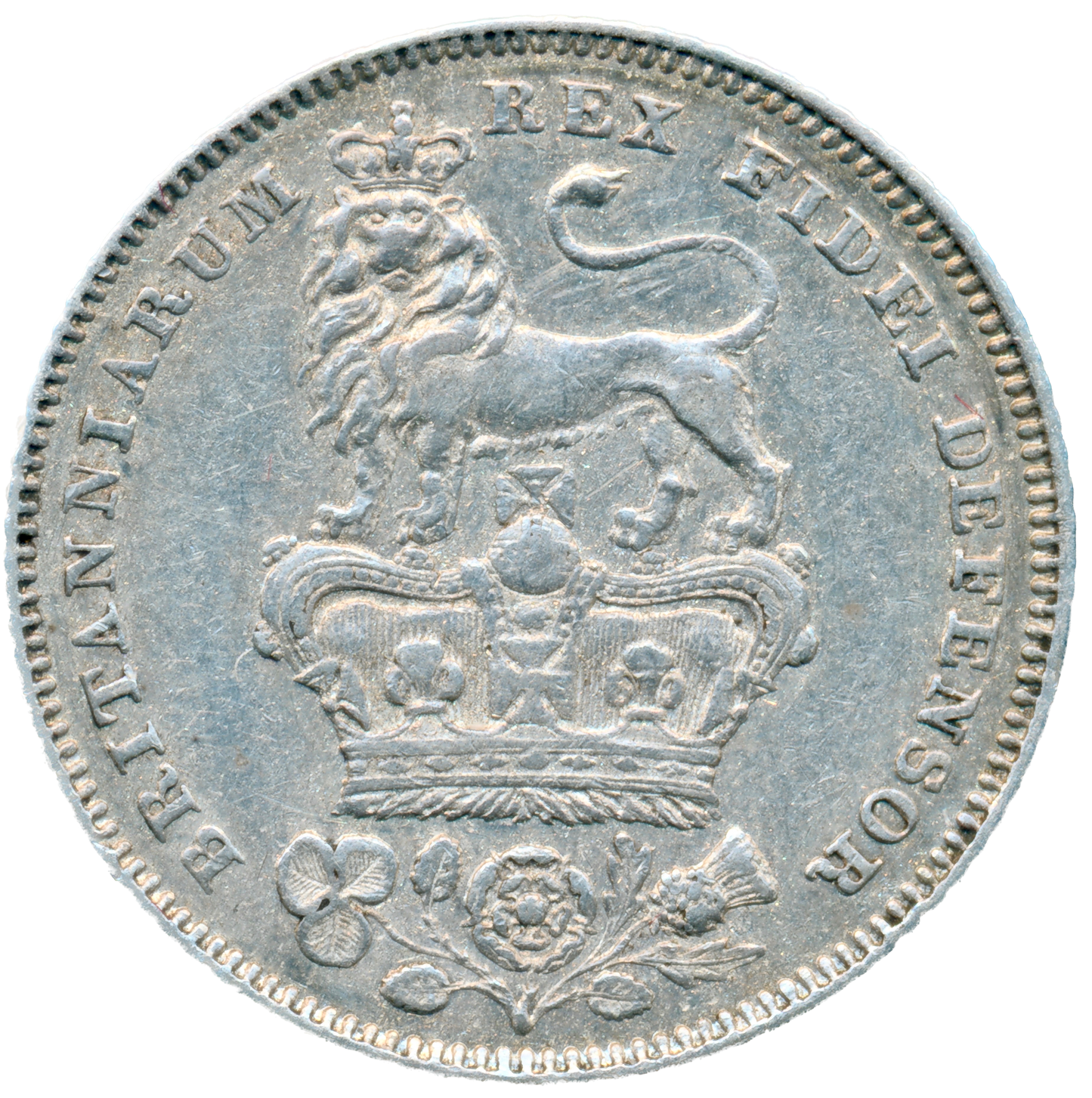 1829 Sixpence Bare head S3815 ESC 2439 EF/NEF