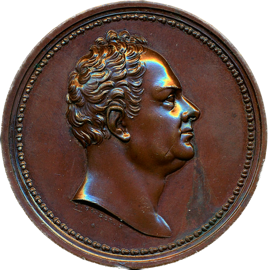 1831 Coronation bronze by Joseph Barber BHM 1477 EF