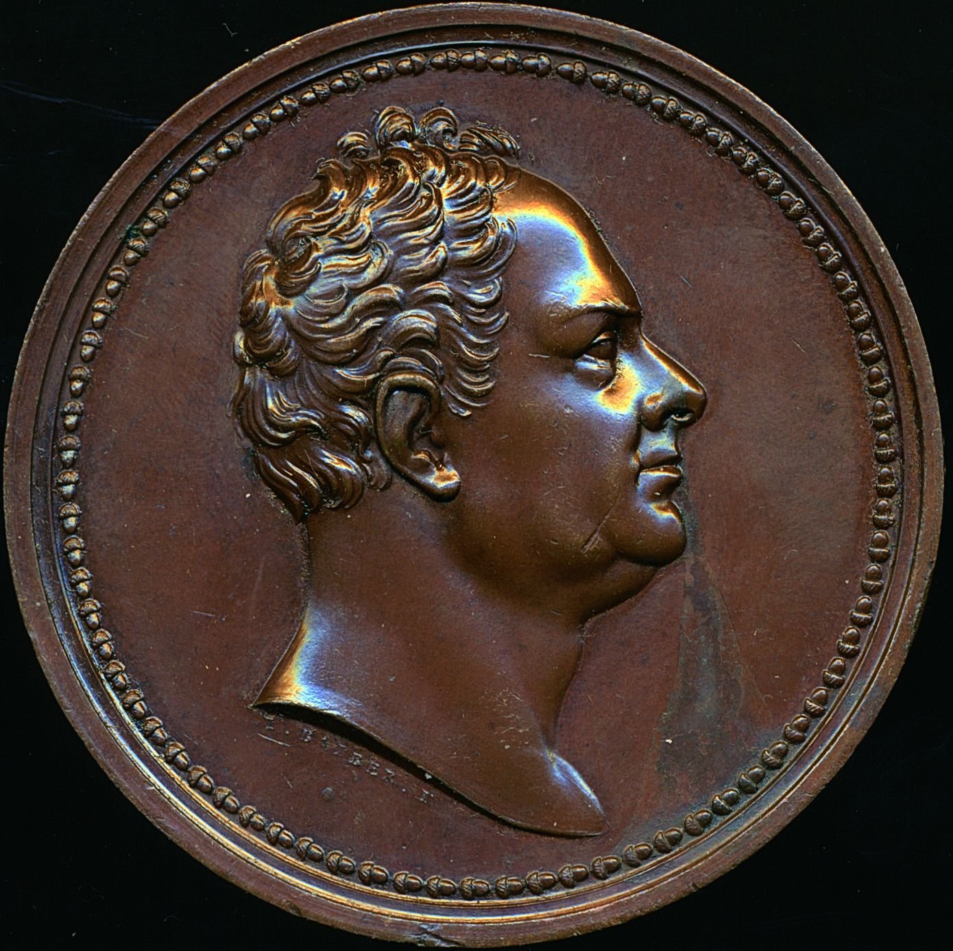 1831 Coronation bronze by Joseph Barber BHM 1477 EF