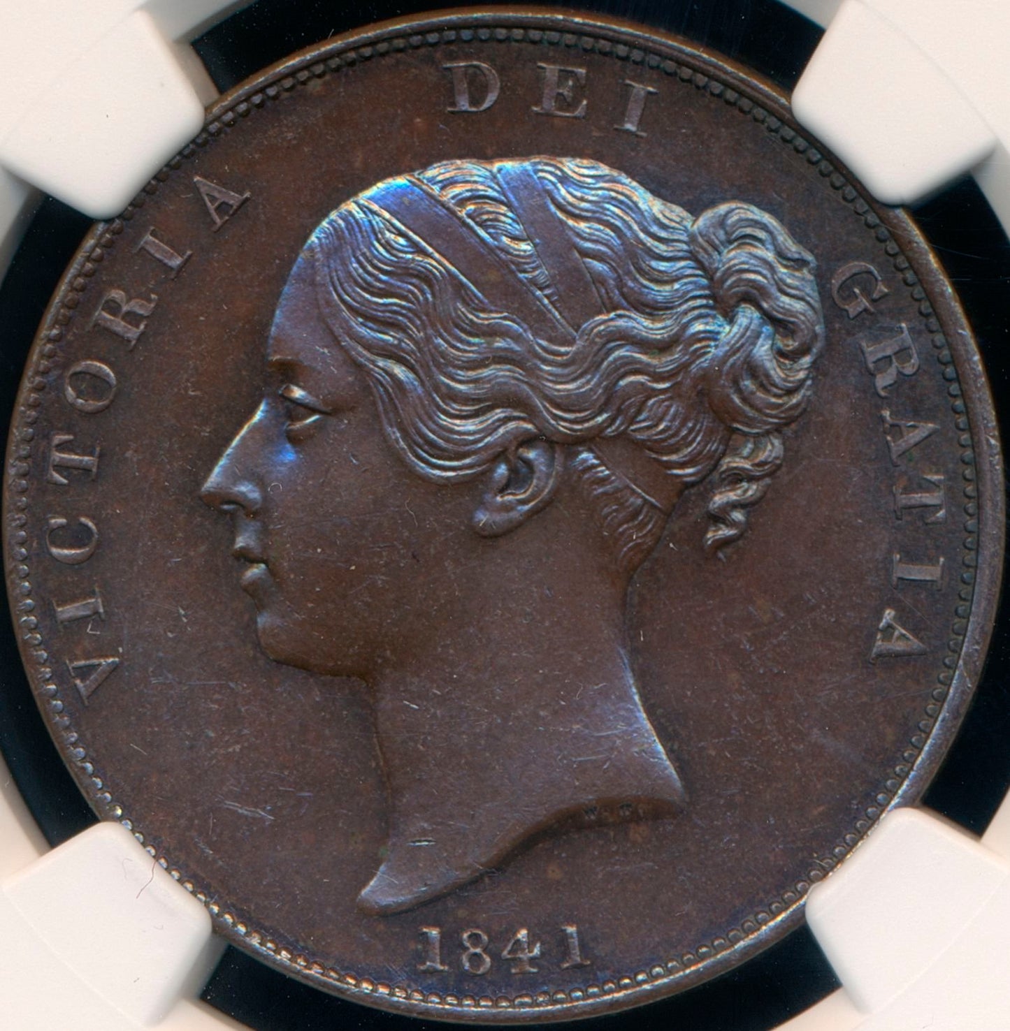 1841 Penny No colon after REG S3948 BMC 1484 MS 64 BN