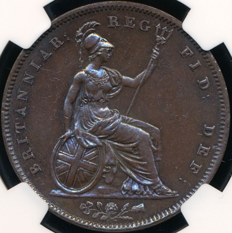 1841 Penny No colon after REG S3948 BMC 1484 MS 64 BN