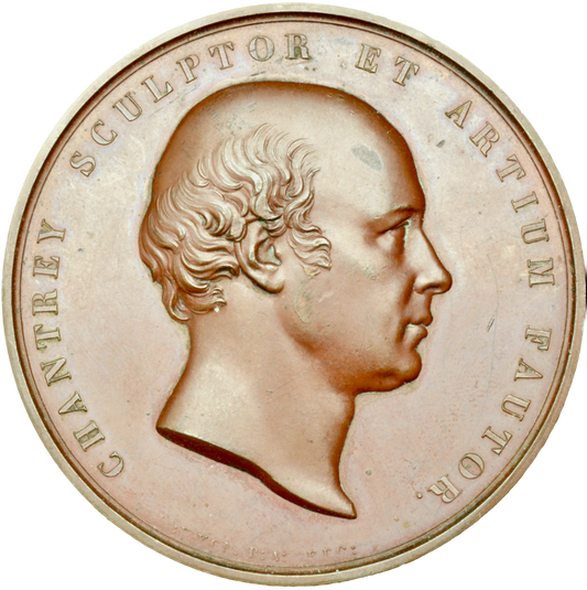 1846 Sir Francis Chantrey Art Union of London 55mm copper medal BHM 2227 E1381