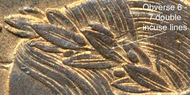 1861 Halfpenny F277 Obv 6 Rev G Rare (R8) AUNC