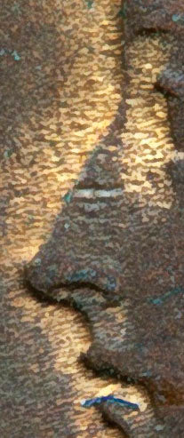 1861 Halfpenny F277 Obv 6 Rev G Rare (R8) AUNC