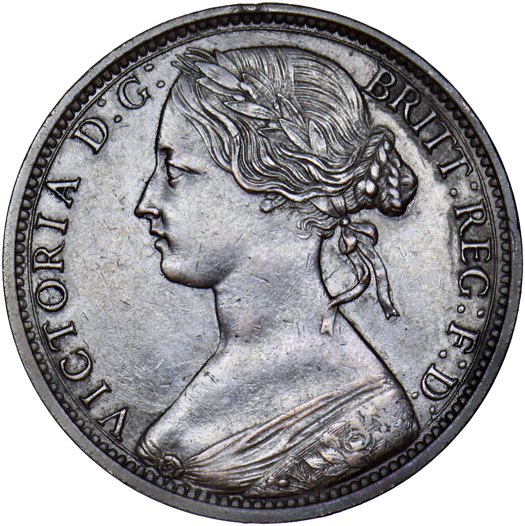 1863 Penny F42 GEF