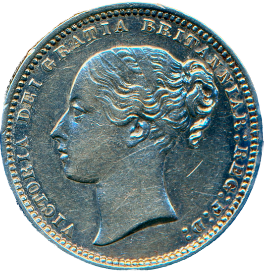 1871 Shilling Third young head die 12 S3906A ESC 3039 NEF/EF