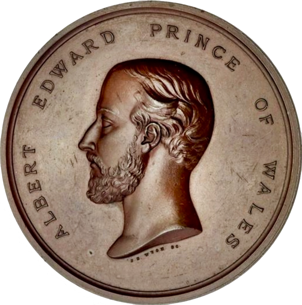 1872 National Thanksgiving for the Recovery of the Prince of Wales 58mm bronze medal BHM 2929 E 1619