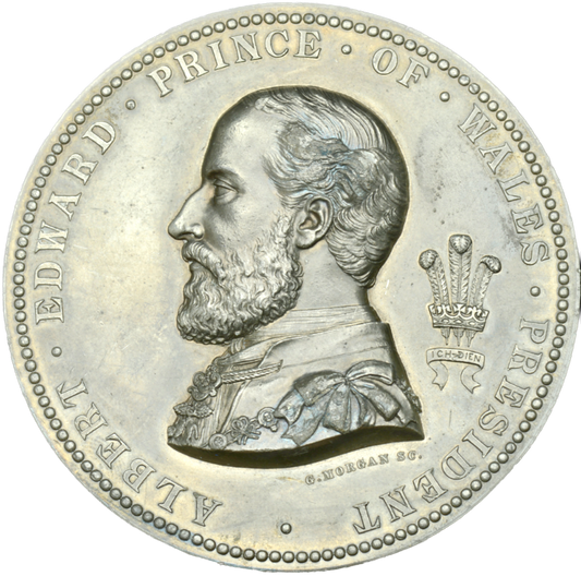 1873 International Exhibition of all Fine Arts and Inventions, London 70mm medal by GT Morgan BHM 2964 E 1622