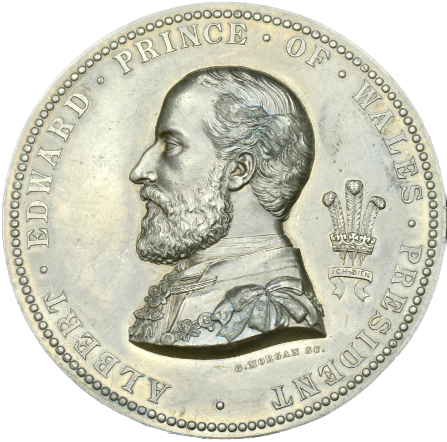 1873 International Exhibition of all Fine Arts and Inventions, London 70mm medal by GT Morgan BHM 2964 E 1622