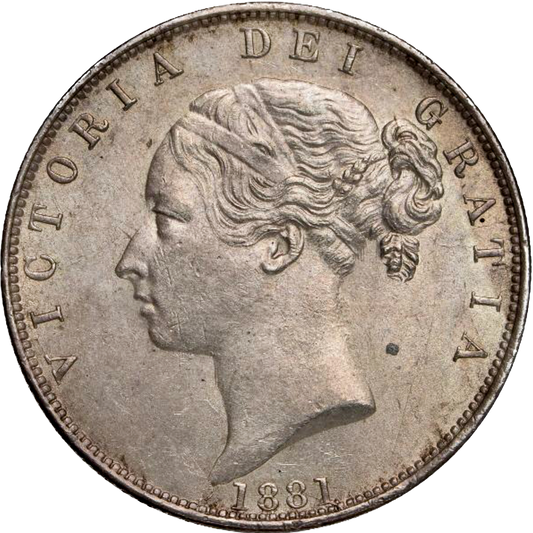 1881 Halfcrown S3889 ESC 2758 UNC