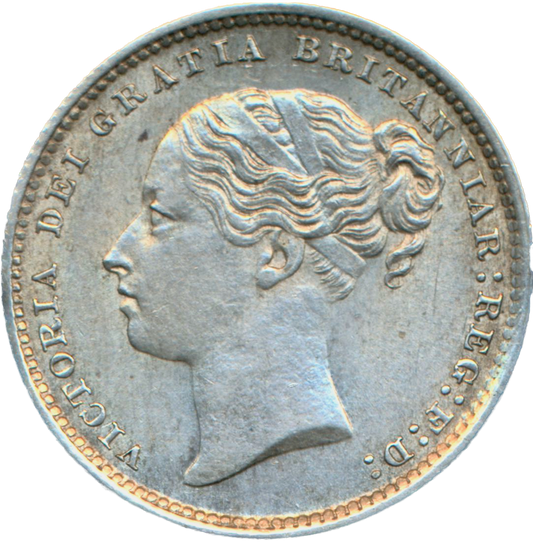 1886 Shilling Fourth young head S3907 ESC 3078 UNC/AUNC