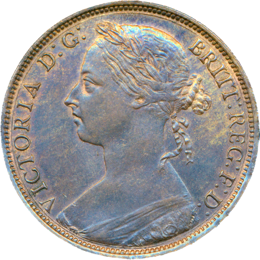 1886 Penny F123 EF