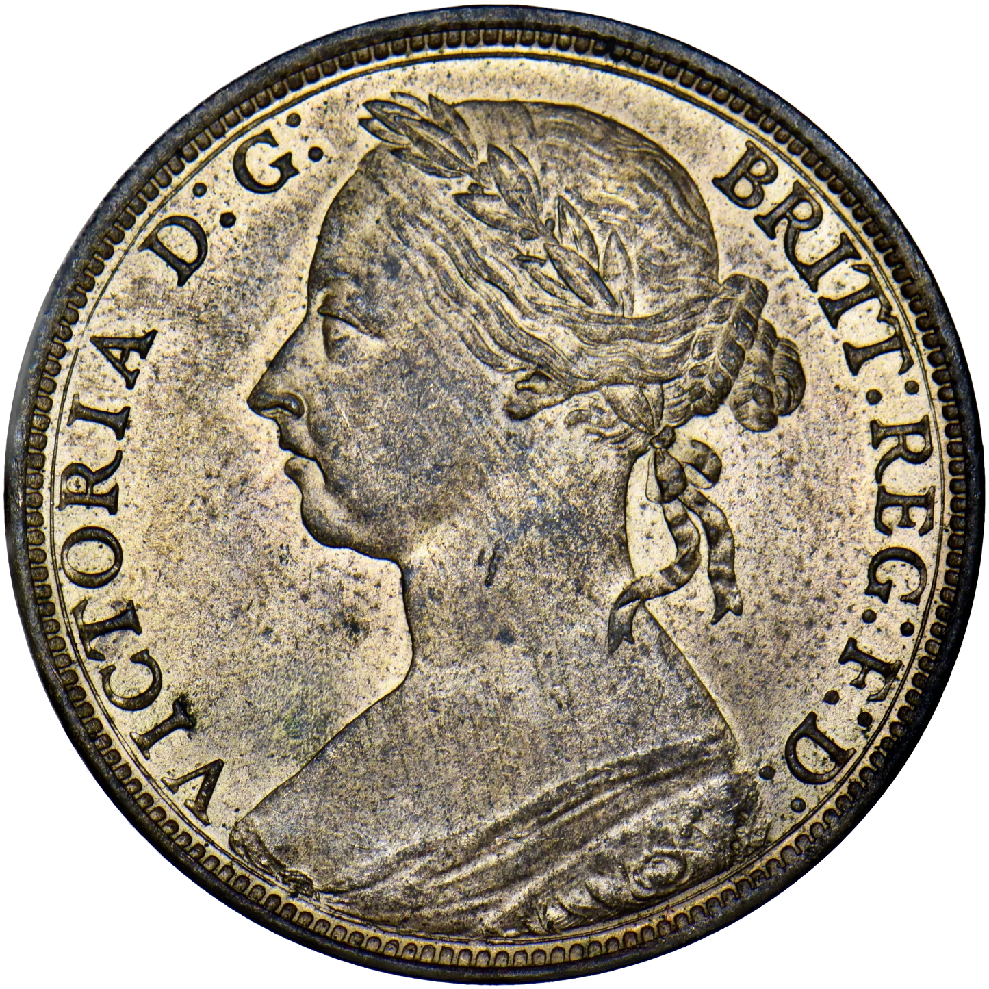 1890 Penny F130 UNC