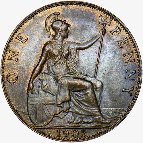 1905 Penny Reverse C S3990 F161 UNC