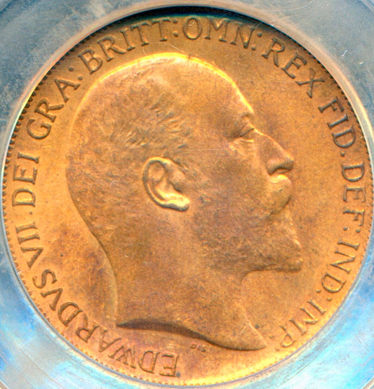 1910 Penny S3990 F170 LCGS80 UNC