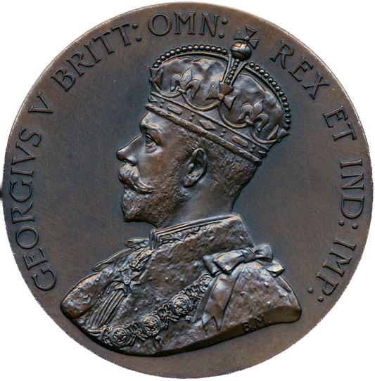 1924 British Empire Exhibition 51mm bronze medal in box BHM 4193 E1987