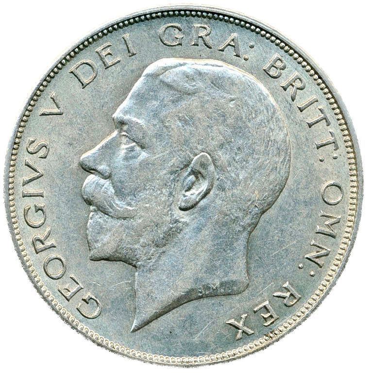 1925 Halfcrown S4021A ESC 3727 Scarce EF