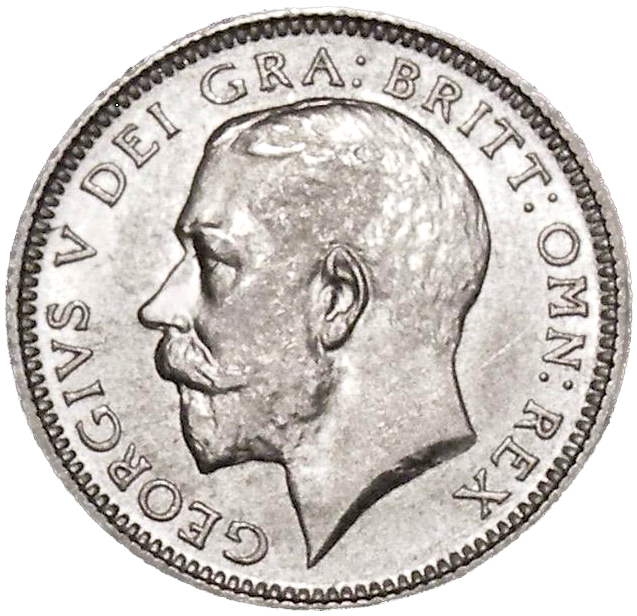 1925 Sixpence S4025 ESC 3893 Broad rim Scarce UNC