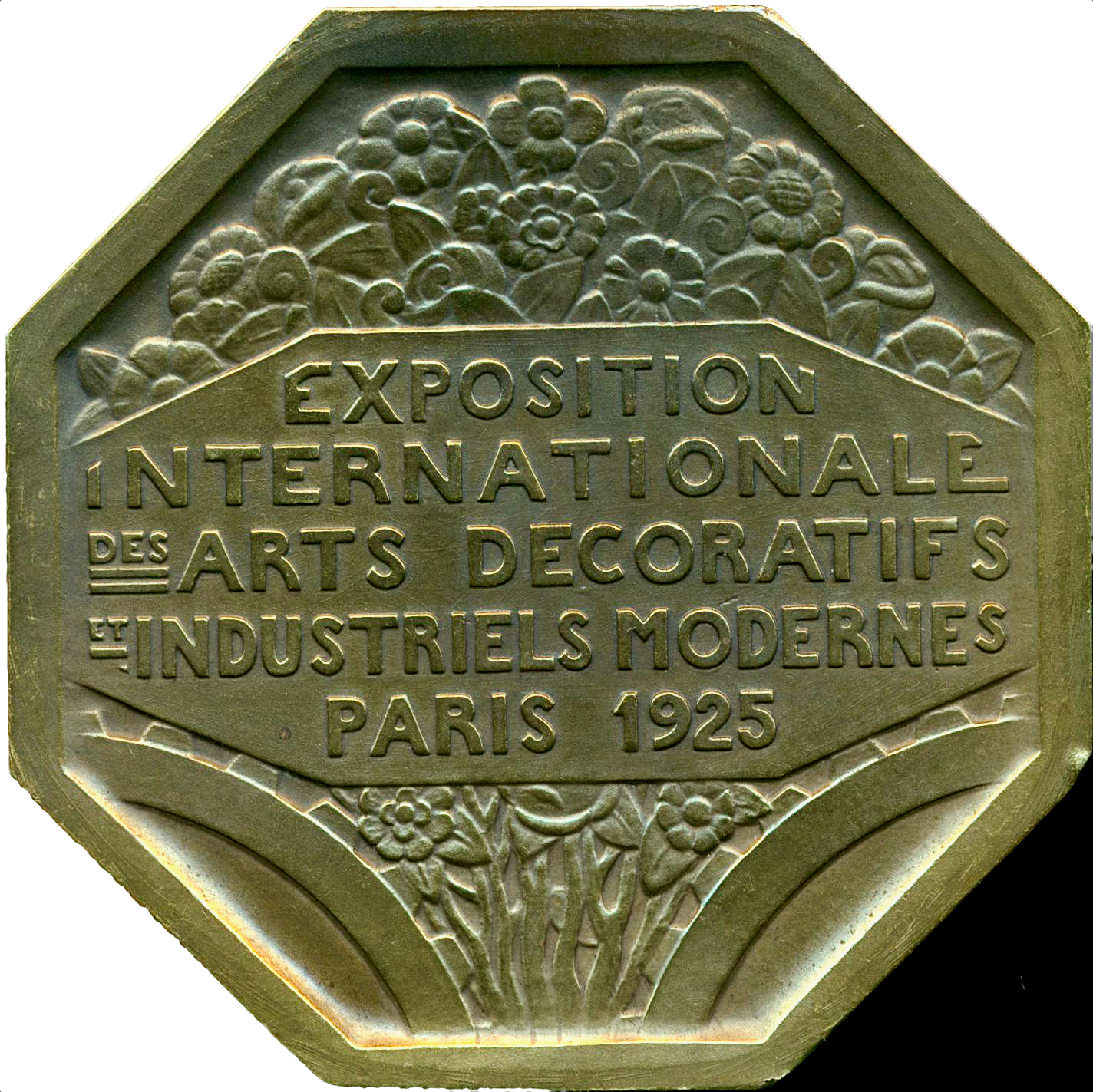 1925 FRANCE Exposition Internationale Paris 60mm bronze medal by Pierre Turin