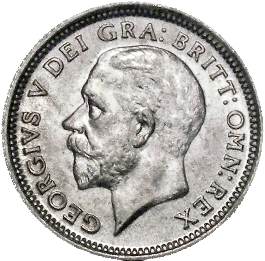 1926 Sixpence S4034 ESC 3895 Modified Effigy Scarce UNC