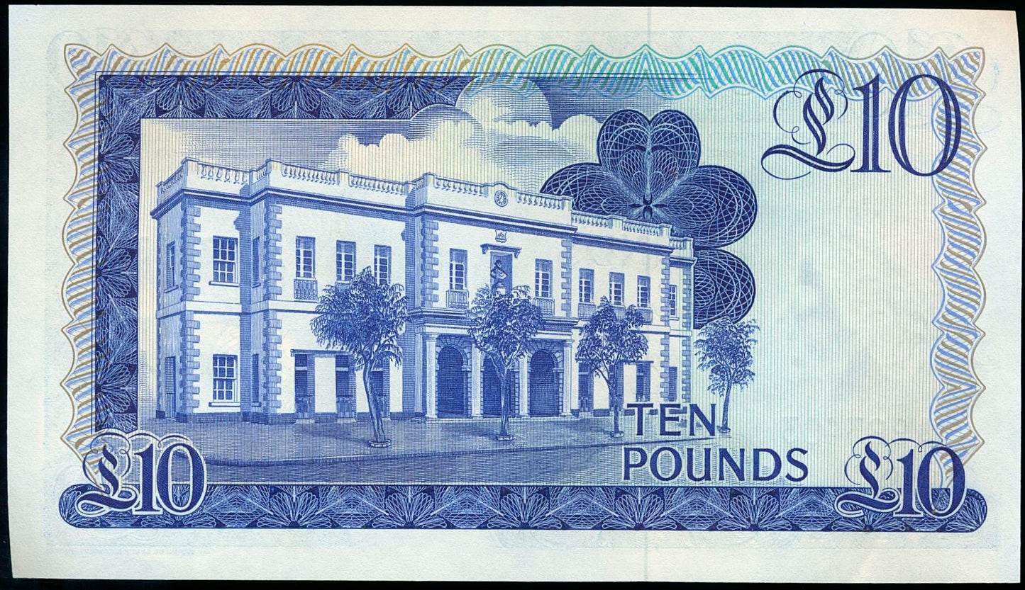 GIBRALTAR P.22b 1986 £10 UNC A