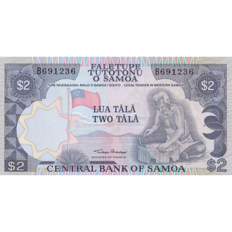 WESTERN SAMOA P.25 1985 2 Tala UNC