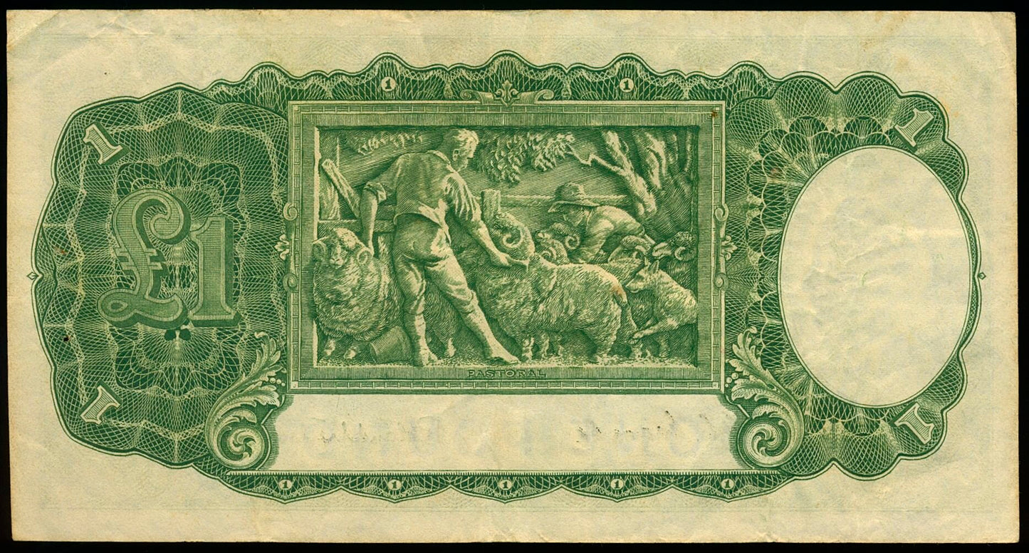 AUSTRALIA P.26d 1938-1952 £1 GVF X6