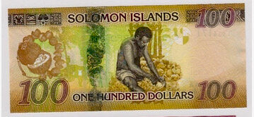 SOLOMON ISLANDS P.36r 2015 100 Dollars UNC X/1 Replacement note