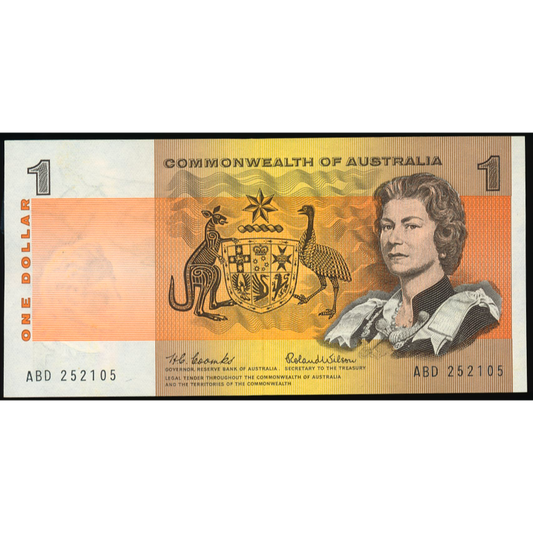 AUSTRALIA P.37a 1966 $1 UNC ABD