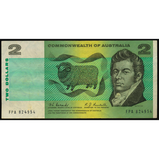 AUSTRALIA P.38b 1967 $2 NEF FPA