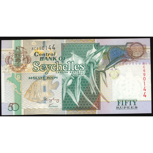 SEYCHELLES P.39A 2004 50 Rupees UNC