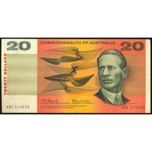 AUSTRALIA P.41a 1966 $20 EF XAS