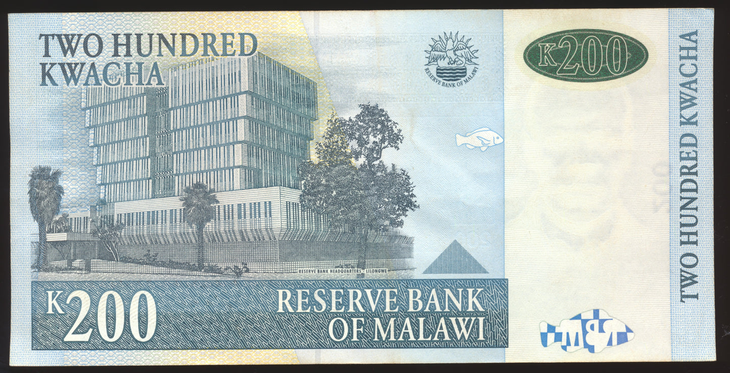 MALAWI P.41 1997 200 Kwacha EF
