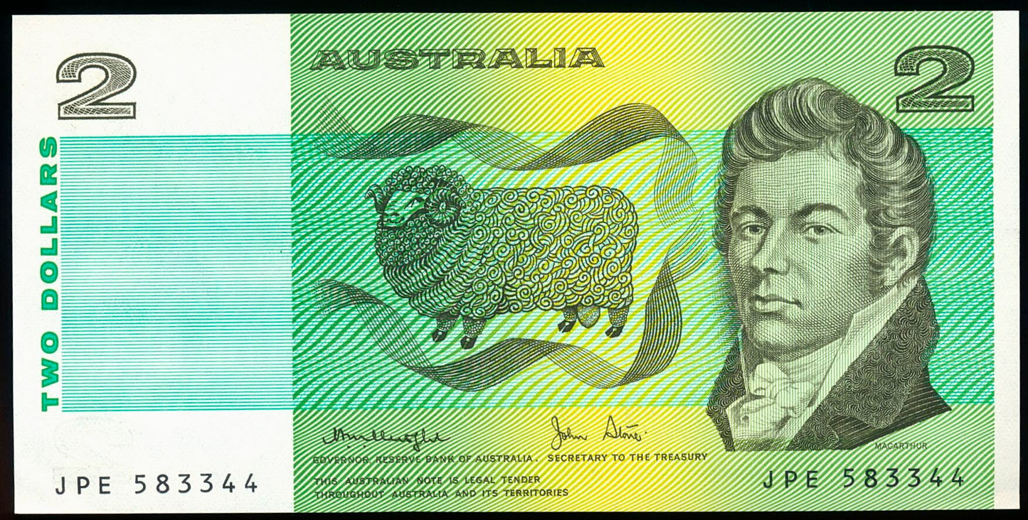 AUSTRALIA P.43c 1979 $2 UNC JPE