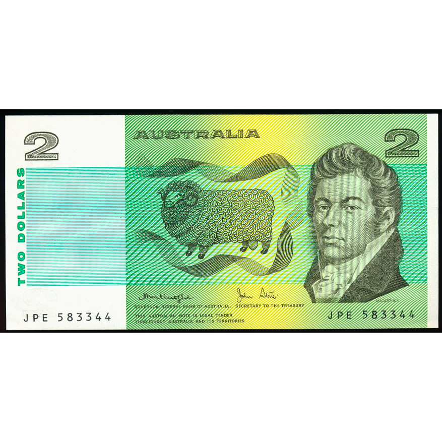 AUSTRALIA P.43c 1979 $2 UNC JPE