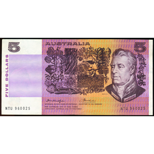 AUSTRALIA P.44b 1976 $5 UNC NTU