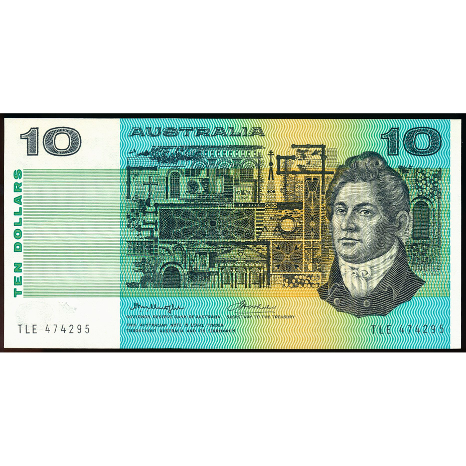 AUSTRALIA P.45c 1979 $10 UNC TSB